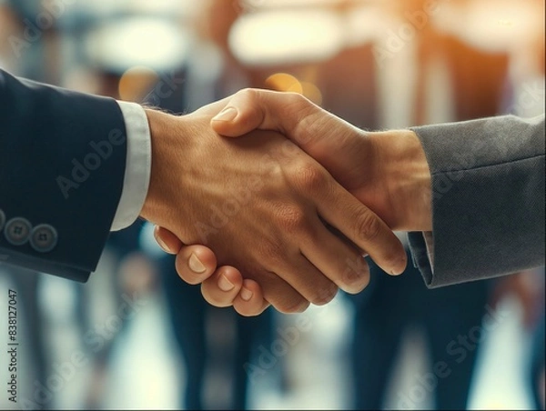 Obraz business people shaking hands