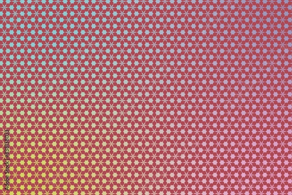 Fototapeta 風に揺れる美しい日本文様の布・反物・着物