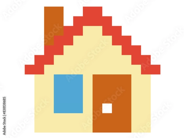 Obraz 赤い屋根の家