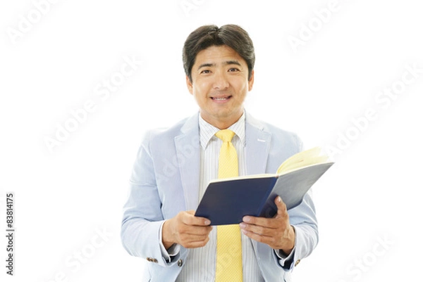 Obraz 笑顔のビジネスマン

