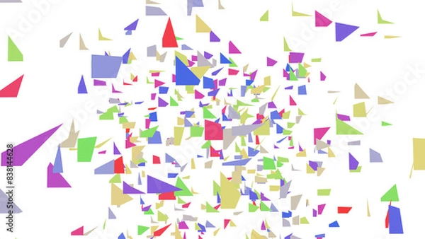Fototapeta カラフルな紙吹雪