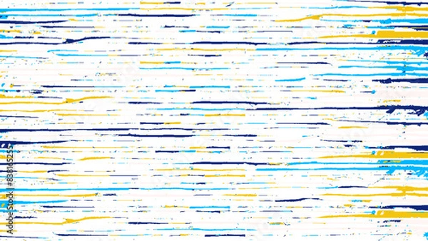 Fototapeta Textured Stripes. Vector isolated grunge lines