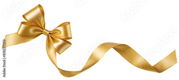 Fototapeta ribbon bows on a transparent background
