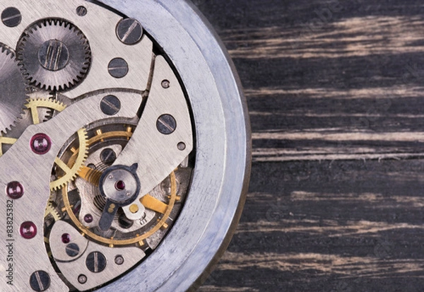 Fototapeta Clockwork closeup