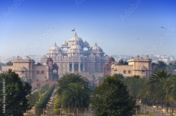 Fototapeta Temple Akshardham, Delhi, Indie