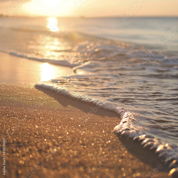 Obraz Seascape abstract beach background 