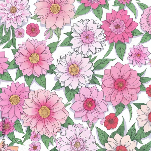 Fototapeta Flower background 