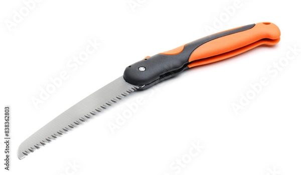 Fototapeta Folding hand pruning saw