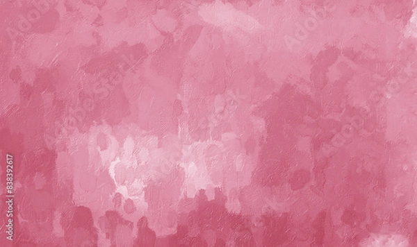 Fototapeta Pink art oil and acrylic brush stroke canvas painting wall. Color texture. Abstract texture pastel color stain brushstroke texture background.