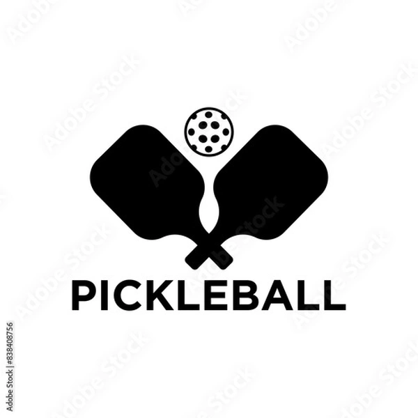 Fototapeta Pickleball Logo