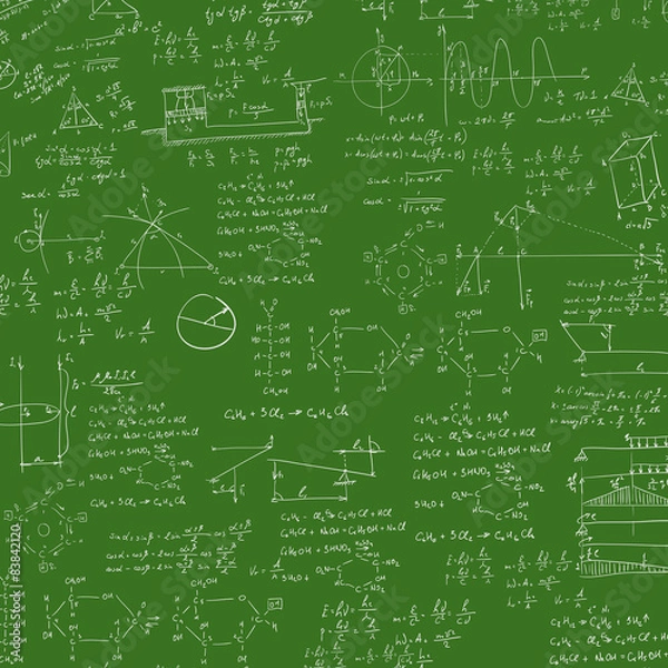 Obraz Formula in blackboard