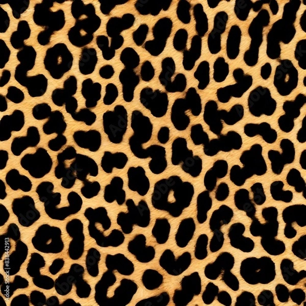 Fototapeta 
Leopard print vector illustration leather texture, modern background design