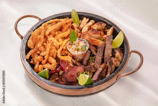 Obraz potato meat lemon