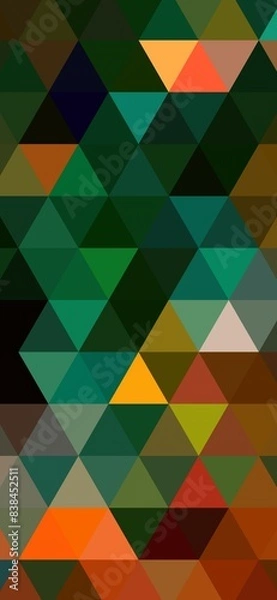 Fototapeta triangular motif. triangle pattern. tribal motif. triangle background