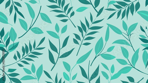 Obraz seamless pattern with leaves
