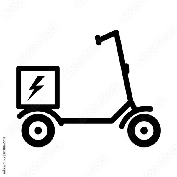 Obraz Electric scooter icon symbol