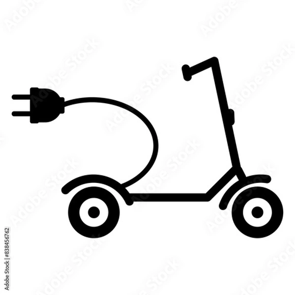 Obraz Electric scooter icon symbol