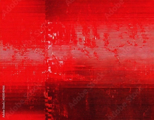 Fototapeta abstract red glitch error effect background wallpaper
