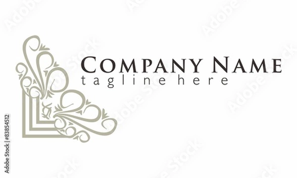 Obraz Frame Floral Ornament Vector