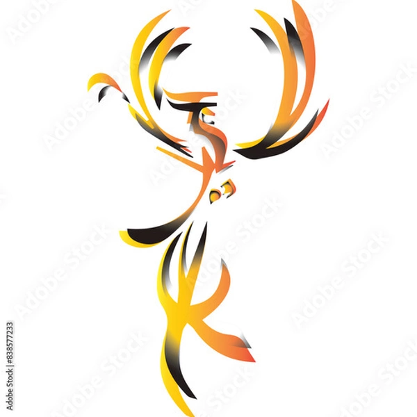 Obraz abstract Phoenix design
