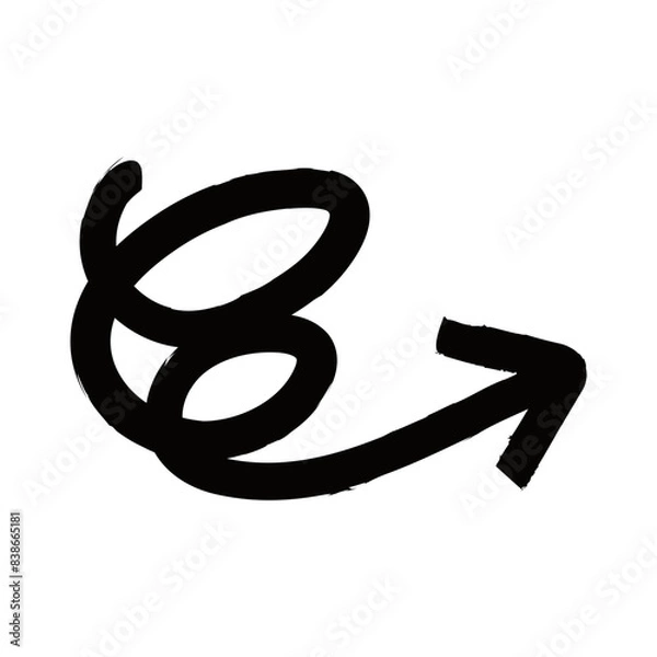 Obraz Arrow Brush Stroke
