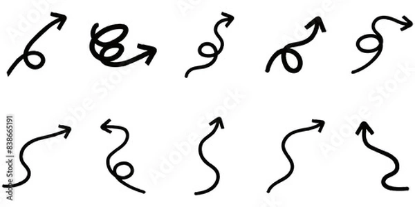 Obraz Arrow Brush Stroke
