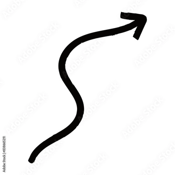 Obraz Arrow Brush Stroke
