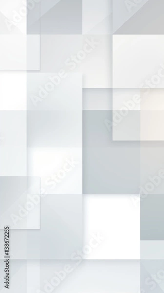 Obraz Minimalist Abstract Image Pattern Background, Simple Geometric Shapes in Neutral Colors Gray and White, Texture, Wallpaper, Background, Cell Phone Cover and Screen, Smartphone, Computer, Laptop, 9:16 