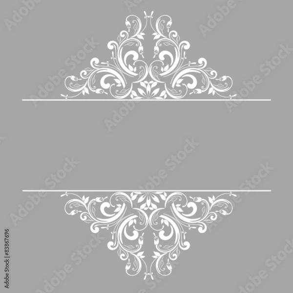Fototapeta Ornamental pattern for invitations, greeting cards. 