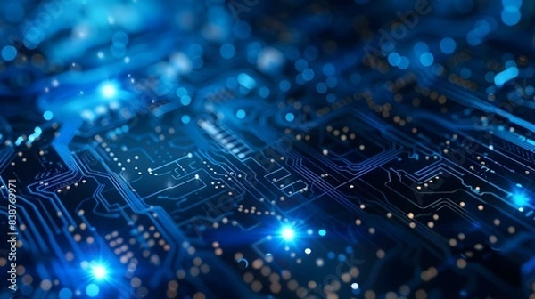 Obraz Abstract tech background