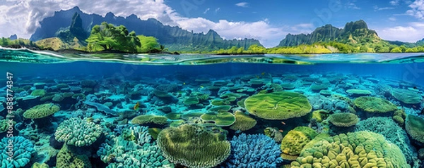 Obraz lake in the mountains