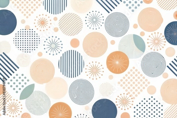 Fototapeta abstract background with colorful pattern