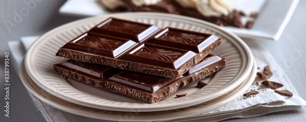 Obraz chocolate cake with nuts
