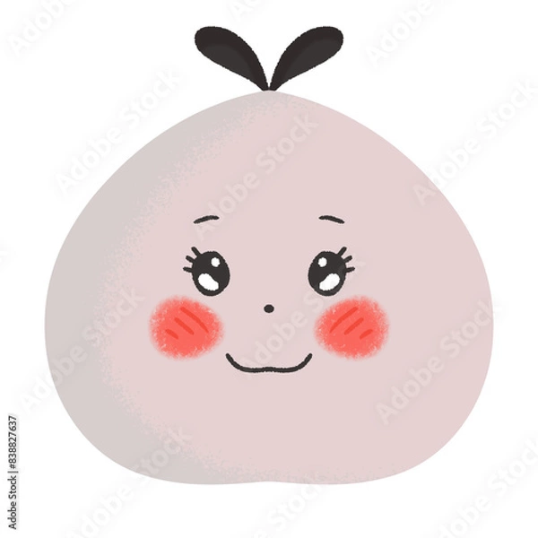 Obraz Cartoon with smiling