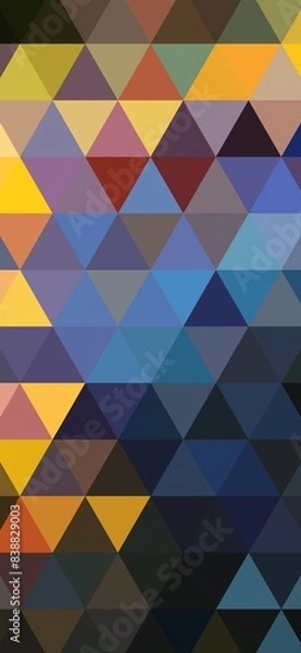 Fototapeta triangular motif. triangle pattern. tribal motif. triangle background