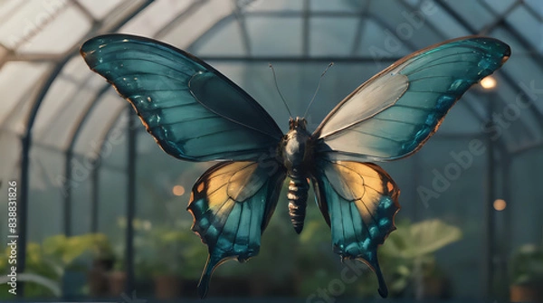 Obraz a butterfly that is sitting on a table