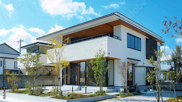 Obraz 新築の豪華な戸建住宅