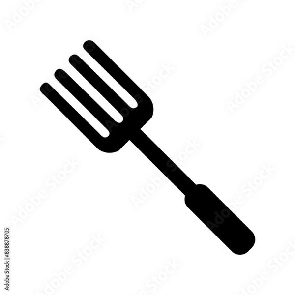 Fototapeta fork vector icon
