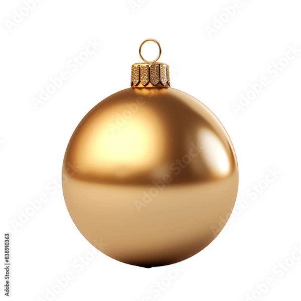 Obraz a gold christmas ornament
