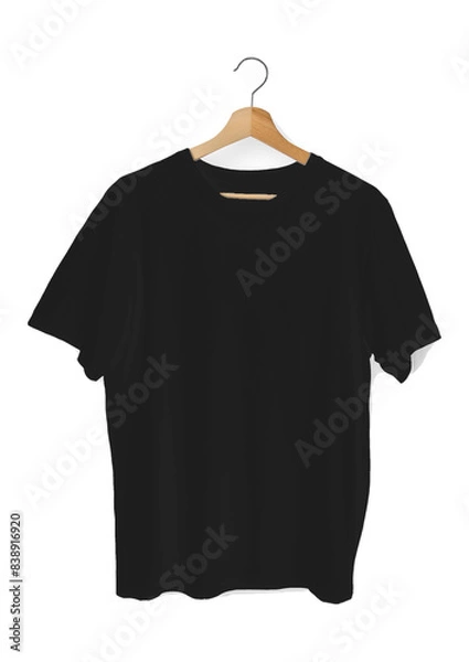 Obraz black t shirt