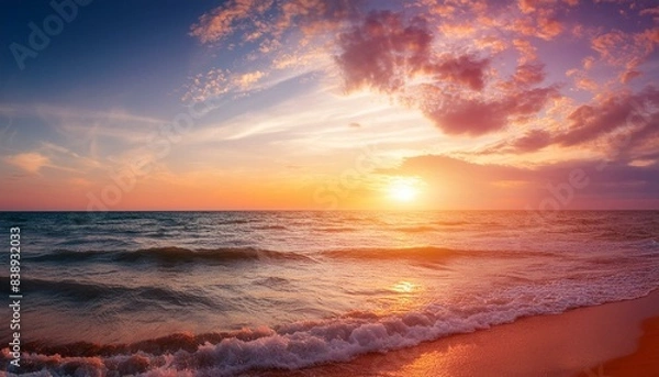 Obraz sunset on the beach