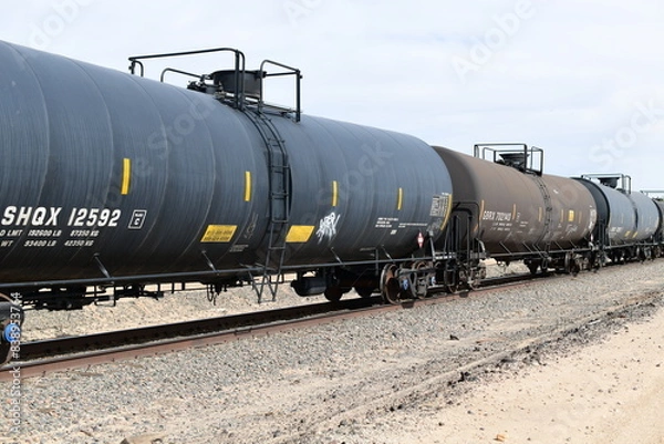 Fototapeta american freight train 