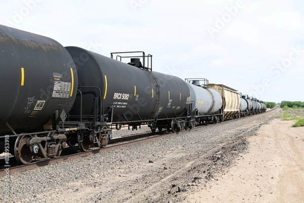 Fototapeta american freight train 