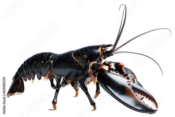 Obraz A lobster isolated on a transparent background PNG