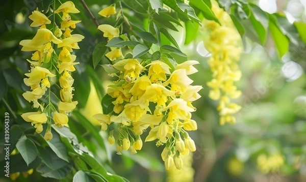 Obraz Kanikkonna , bloom in tree using, Generative AI