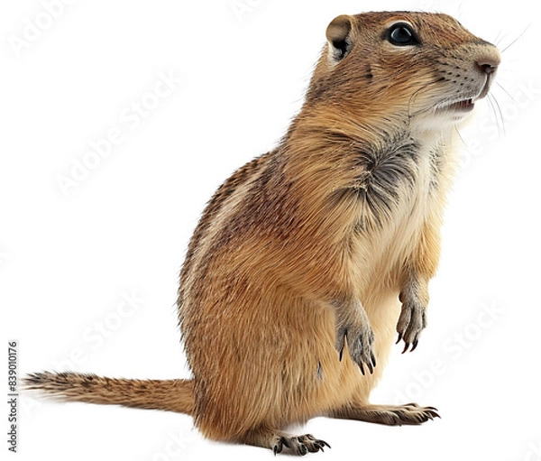 Obraz A gopher isolated on a transparent background PNG