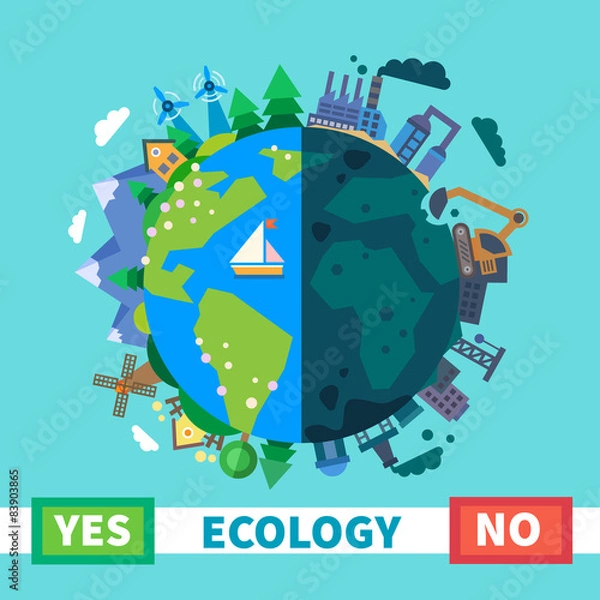 Obraz Ecology. Environmental protection