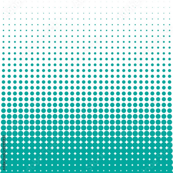 Fototapeta Vector halftone dots