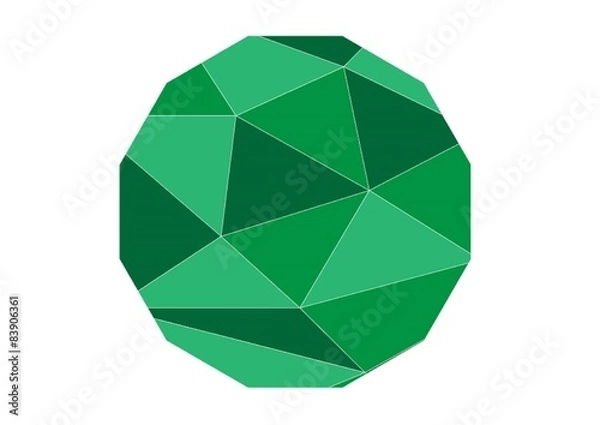 Obraz Polygon mosaic background.Vector illustration