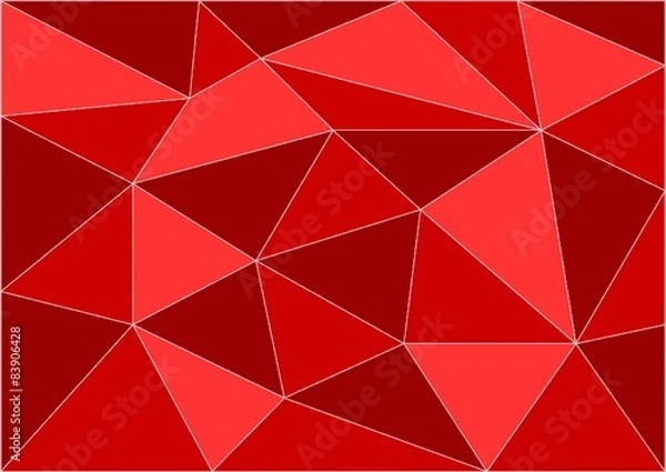 Obraz Polygon mosaic background.Vector illustration